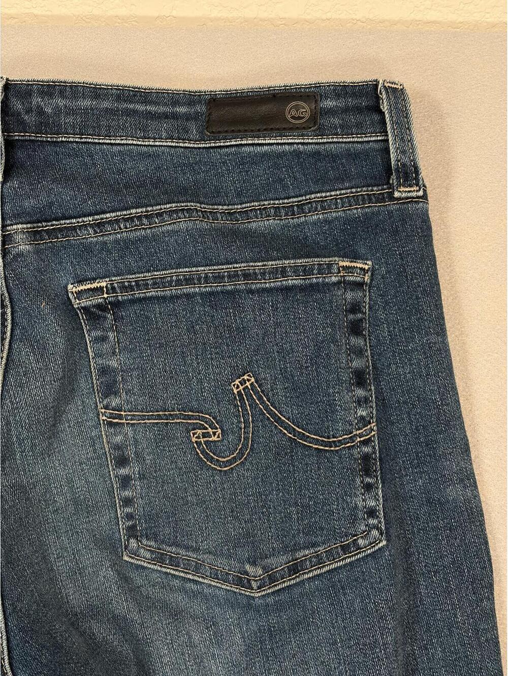 Women's Dark Blue Bootcut Jeans - Picture 6 of 16
